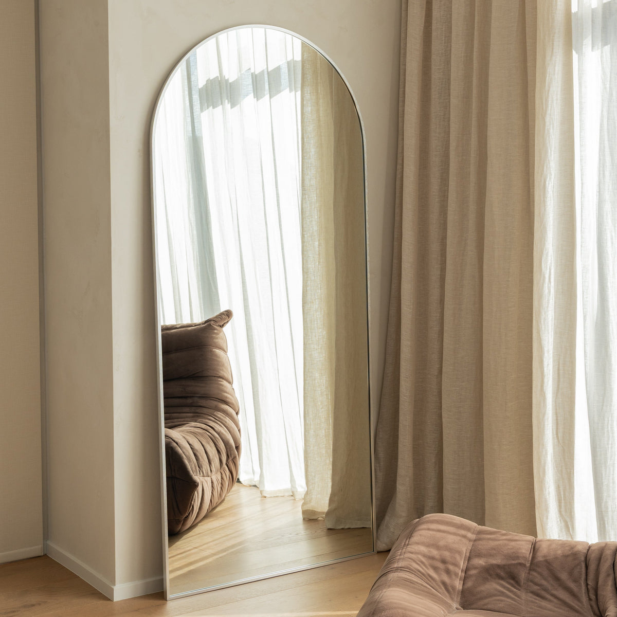 Framed Arch Full Length Mirror