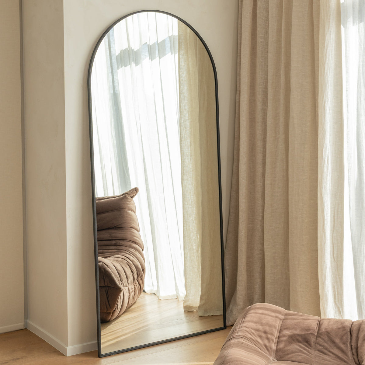 Framed Arch Full Length Mirror